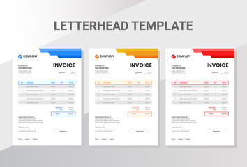 Modern and clean invoice template