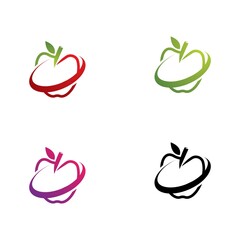 Apple logo icon set