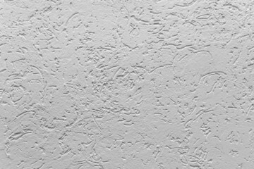 White Plaster Wall Texture Design Rough Pattern Abstract Stucco Light Background