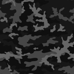 Abstraction army texture camouflage, military uniform, classic disguise pattern. Forest background.