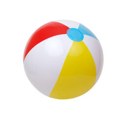 Obraz premium Beach ball isolated on white background