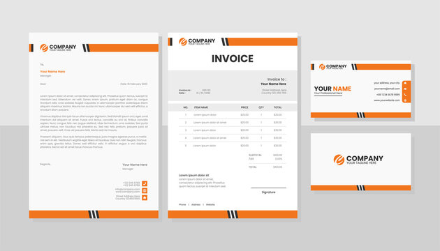 Professional Business Stationery Template