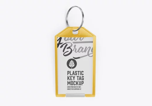 Acrylic Keychain Mockup - Free Download Images High Quality PNG, JPG