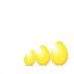 Simple cute Easter cards with chickens and colored eggs.