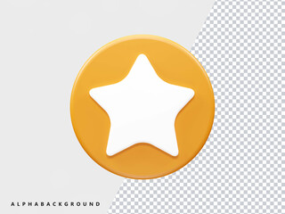 star icon on white transparent