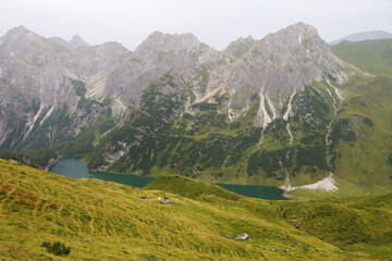 Panorama of Tappenkarsee valley, Austria	
