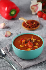 Traditional Hungarian meat stew - Goulash
