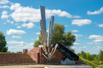 Volokolamsk, The Explosion Memorial is a monument in honor of the feat of 11 sapper heroes of the...