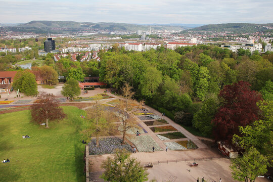 The view of Stuttgart from Killesberg park