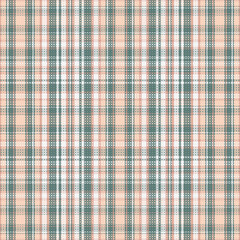 Seamless tartan plaid pattern with texture and pastel color. Vector illustration.