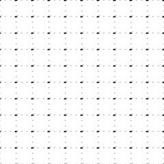 Square seamless background pattern from geometric shapes are different sizes and opacity. The pattern is evenly filled with small black tank symbols. Vector illustration on white background