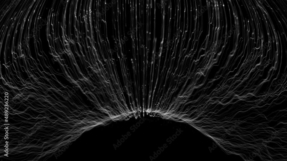 Poster abstract energy forcefield particles background loop/ 4k animation of an abstract wallpaper backgrou