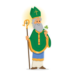 St. Patrick holding a Shamrock