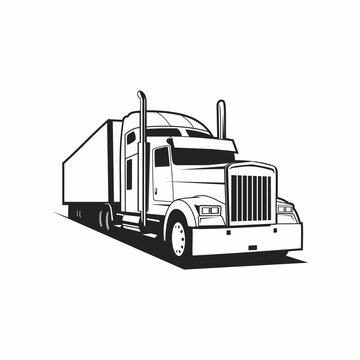 recommend clip art: truck trailer silhouette