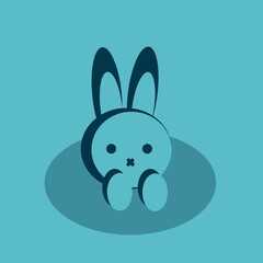 easter bunny with egg