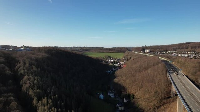 A45 Rahmede Talbr&uuml;cke - marode Br&uuml;cke wird abgerissen
