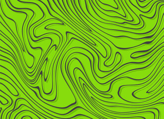 Simple green background with contour line pattern