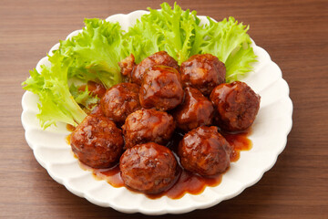 甘酢あんの肉団子
