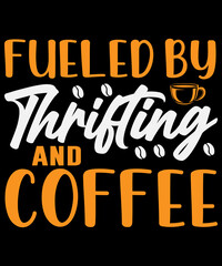 Fueled by thrifting and coffee T-shirt design
