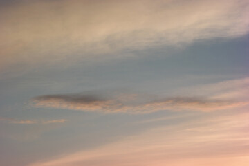 Naklejka na ściany i meble Paesaggio al tramonto