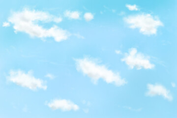 Naklejka na ściany i meble 空と雲 Sky and clouds 01