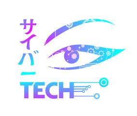 Design of tech symbol