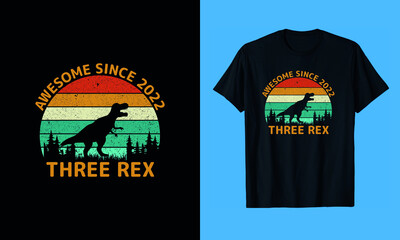 Paleontologist T-Shirt Design - Triceratops T-Shirt Design - Dinosaurs T-Shirt Design