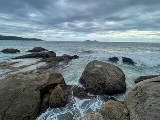 rocks on the beach