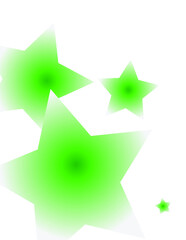 green star background
