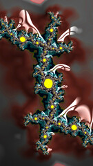 Fractal design. Fractals are infinitely complex patterns that are self-similar across different scales. Great for cell phone wall paper. Images of the Mandelbrot set exhibit an elaborate and infinite