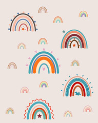  Illustration with rainbow.