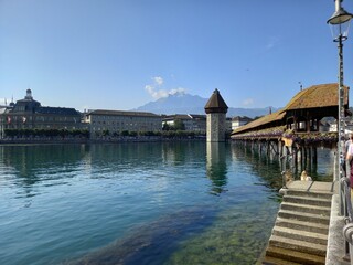Fototapeta premium Kapellbrücke in Luzern