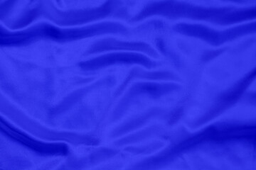 Blue satin texture that is blue fabric silk background with beautiful soft blur pattern natural. Space for text.