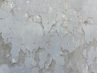 Obraz premium Texture of old concrete wall.Concrete wall of light grey color cement texture background.Grey pastel rough crack cement texture stone concrete,rock plastered stucco wall; painted flat fade background.