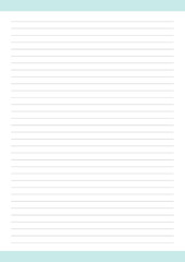 sheet of paper. Digital Notes 