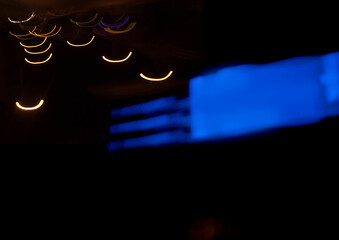 Overlay light effect for photo and mockups. Colored Film Burn Light Photo Overlay defocused