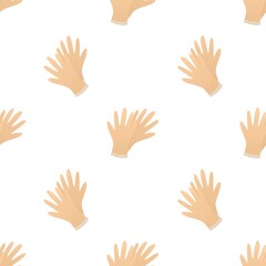 cute spring gardening pattern for kids - yellow gloves