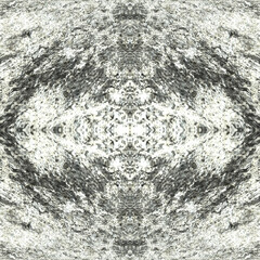 The gray, dirty surface of the dry earth. Light gray seamless background with mottled texture and symmetrical patterns.
