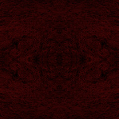 The red, dirty surface of dry, cold earth. Red, dark, seamless background with mottled texture and symmetrical patterns.
