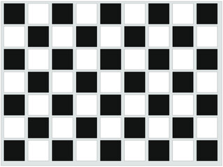 Grafika przedstawiającą tło wypełnione czarno biała szachpwnica. - obrazy, fototapety, plakaty