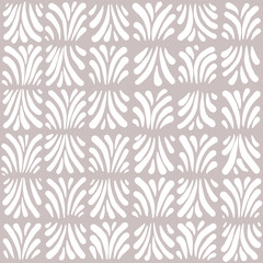 Vector seamless pattern with hand drawn bold lines.