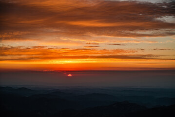 sunrise over the black hills 