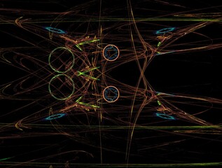 Imaginatory fractal abstract background Image