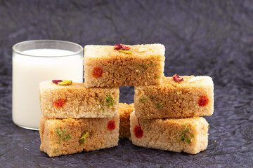 Milkcake Kalakand Burfi Or Alwar Ka Mawa Barfi Mithai Is Made Of Khoya Mawa Malai Badam Khoa Ghee Mava Badaam Kaju Pista Is Enjoyed On Deepawali, Dussehra, Navaratri, Rakshabandhan, Rakhi Janmasthami