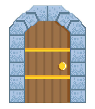 Castle Door Pixel Art