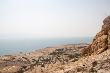 Panoramic view of the Dead sea, Israel
