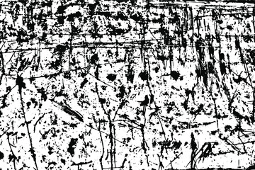 Fototapeta premium Rustic grunge vector texture with grain and stains. Abstract noise background. Weathered surface. Dirty and damaged. Detailed rough backdrop. Vector graphic illustration with transparent white. EPS10.