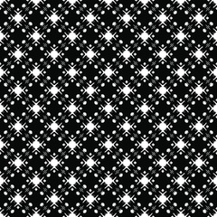 Fototapeta premium Black and white seamless pattern texture. Greyscale ornamental graphic design. Mosaic ornaments. Pattern template. Vector illustration. EPS10.