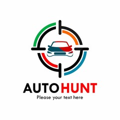 Auto target logo template illustration