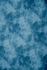 Classic shades of blue, painted canvas or muslin fabric cloth studio backdrop or background,...